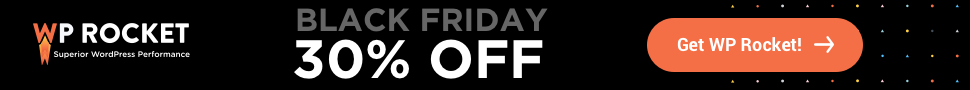 WP Rocket Black Friday - WordPress Caching Plugin