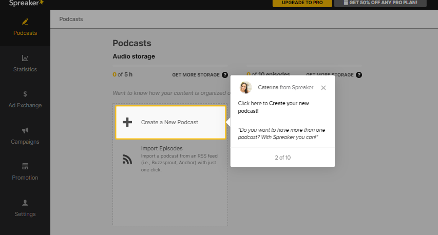 spreaker-dashboard